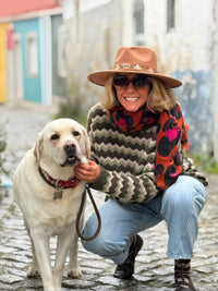 STARS CAMEL KNITTED SWEATSHIRT | NALA