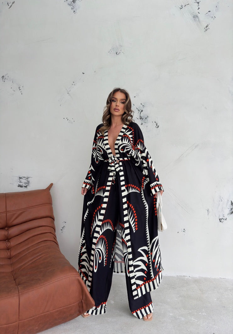 Kimono Comprido Eloá | Preto