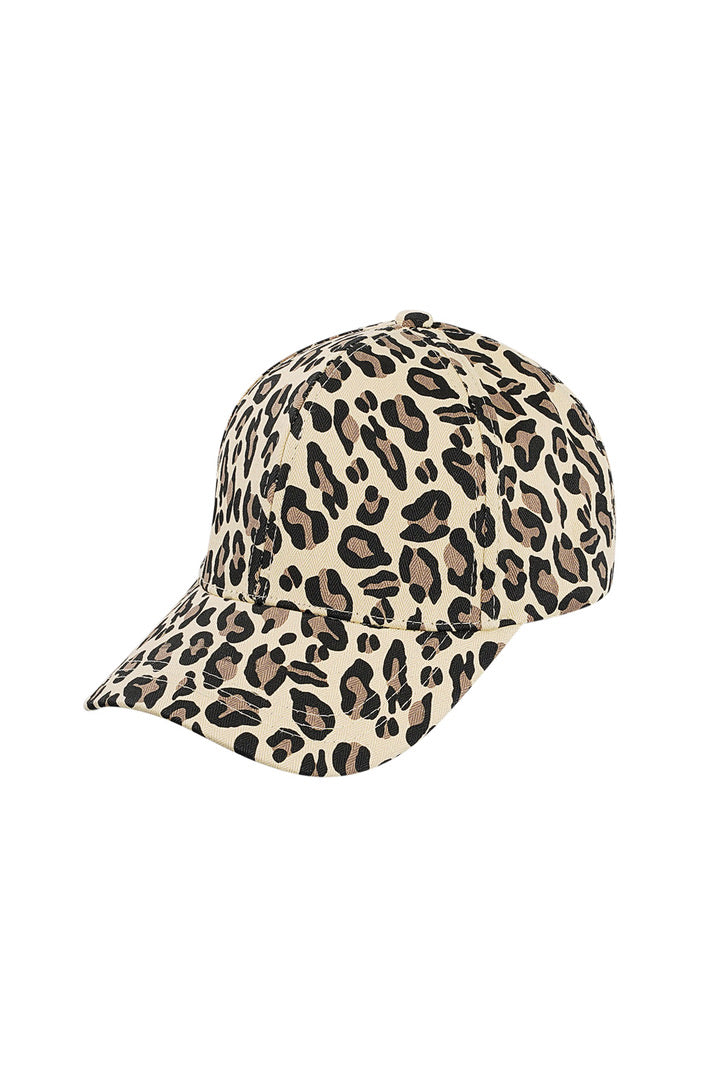 Boné Leopard print | Beige