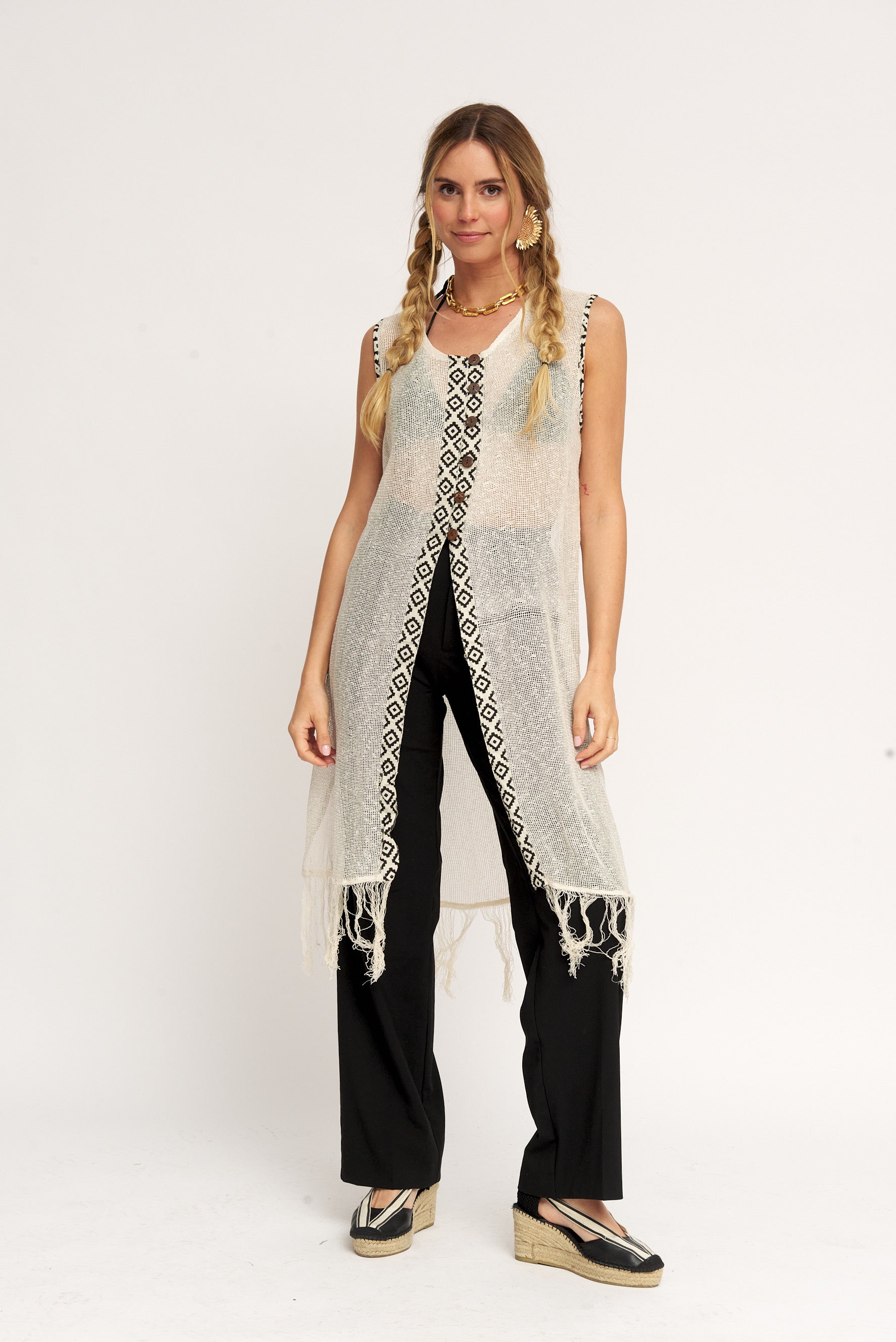 Kimono rede | Beige