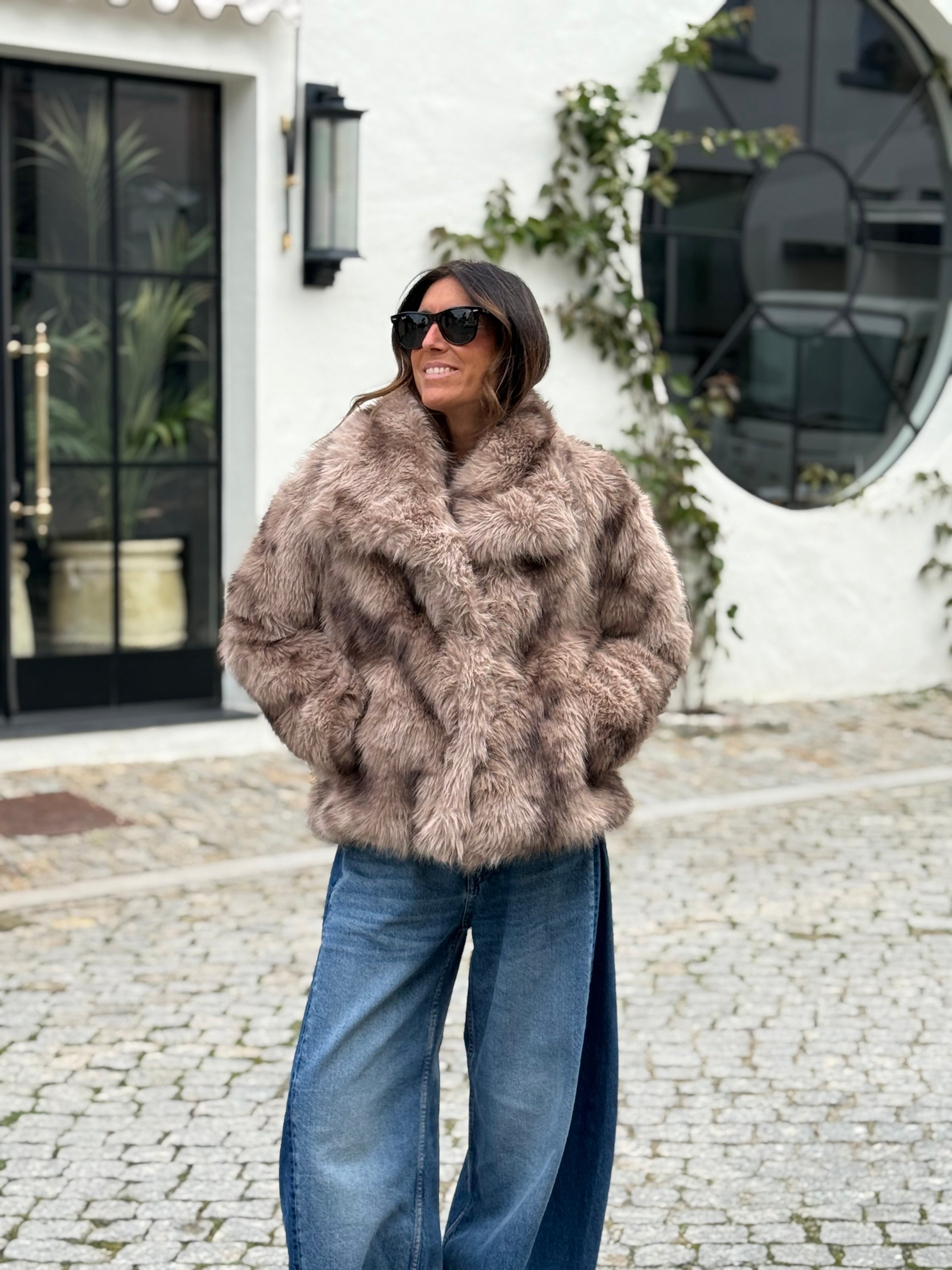 Casaco de Pêlo Camel | Liv