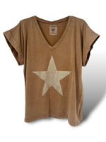 STARS CAMEL KNITTED SWEATSHIRT | NALA