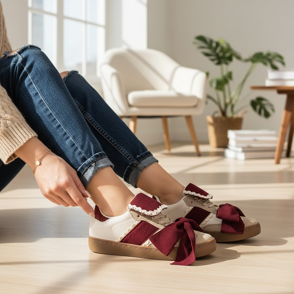 Zapatillas deportivas| Zapatillas rosas vintage