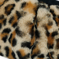 Animal print fur bag