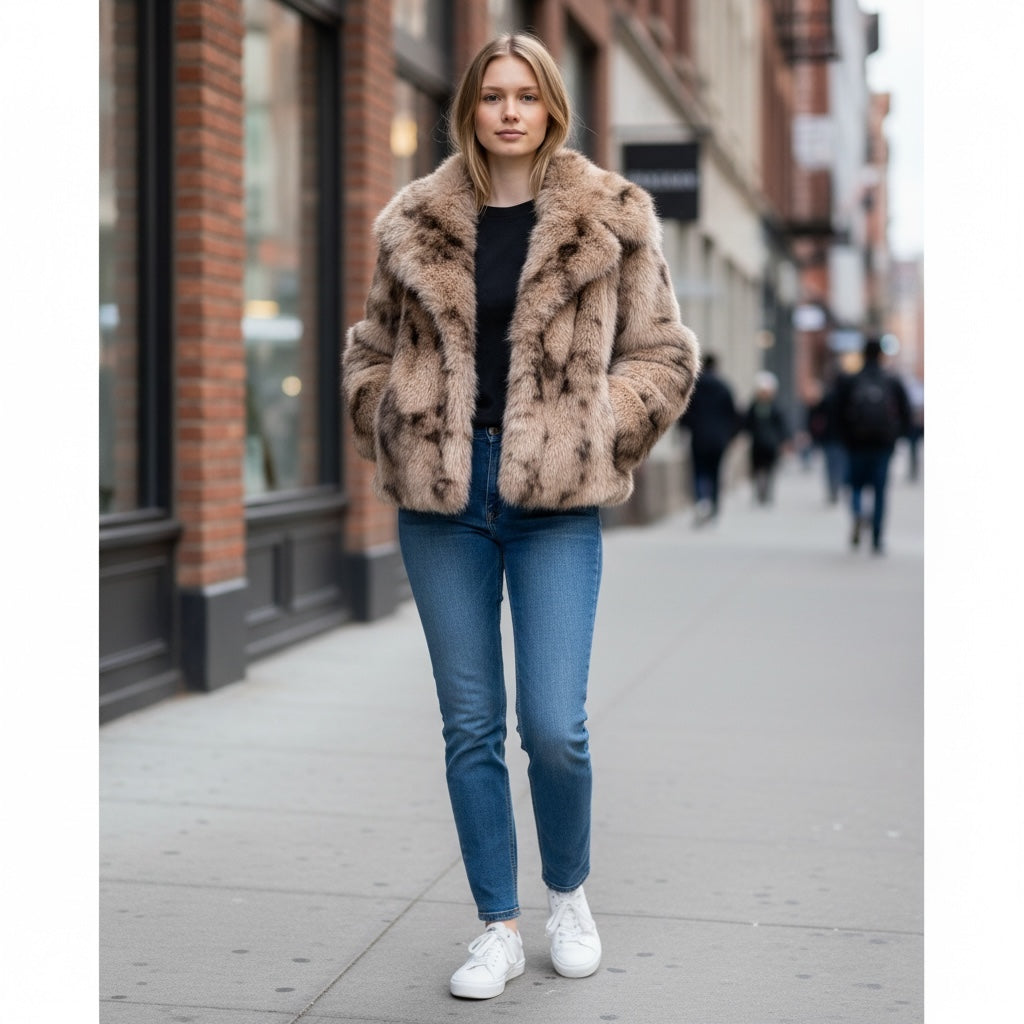 Casaco de Pêlo Camel | Liv