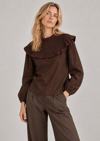 Blusa Boho Gola Volante