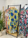 Vestido Midi Linho/Algodão | Amarelo