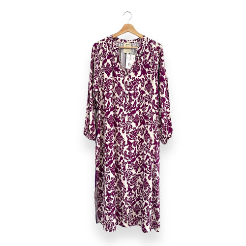 Vestido Comprido Estampado (Roxo) | Face