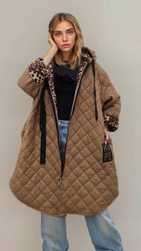 Parka animal print