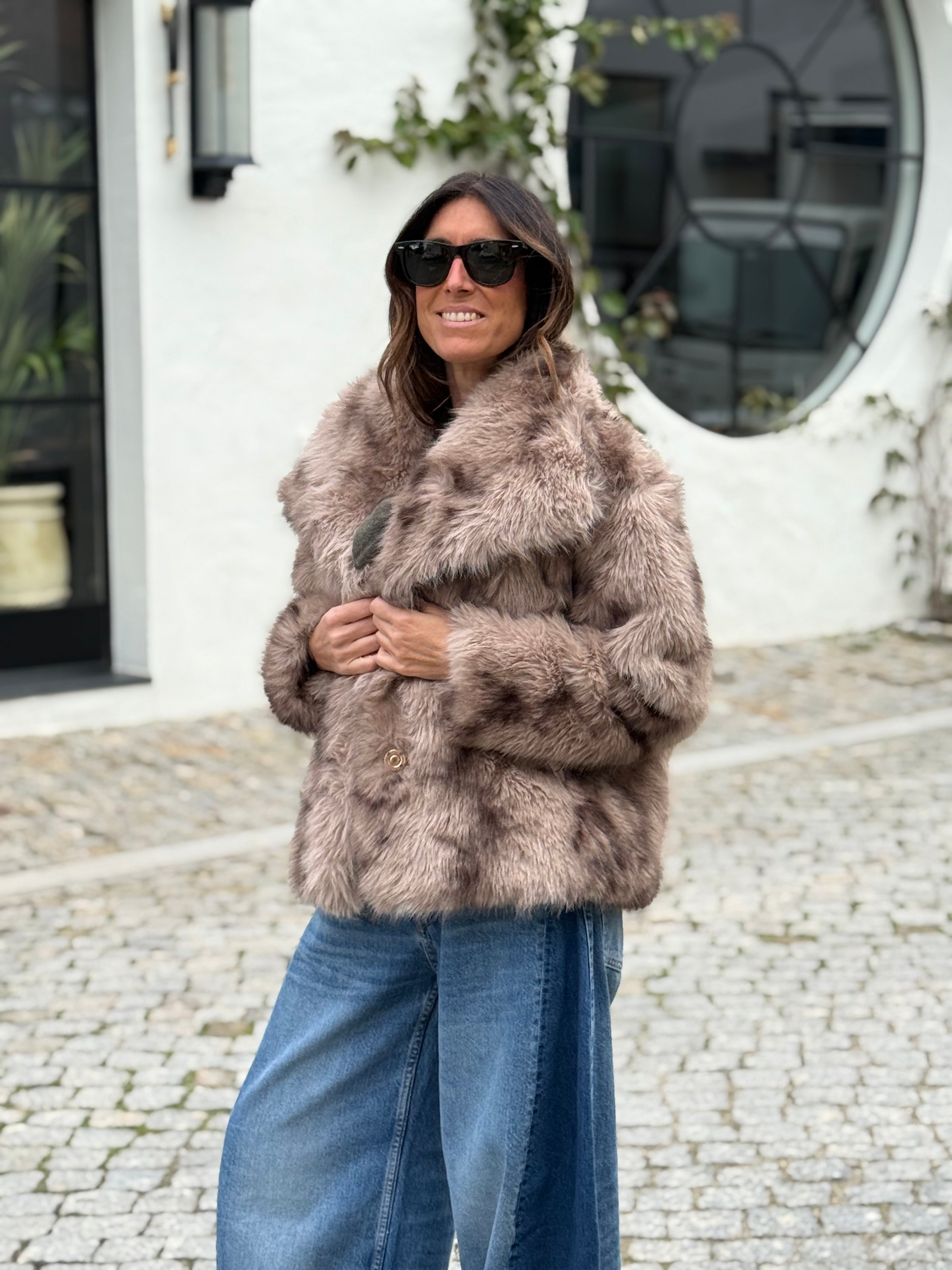 Casaco de Pêlo Camel | Liv