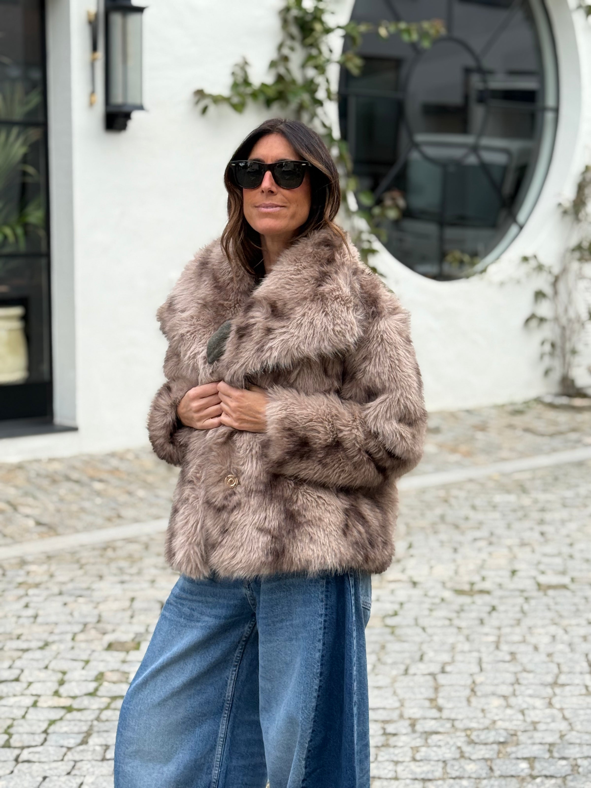 Casaco de Pêlo Camel | Liv