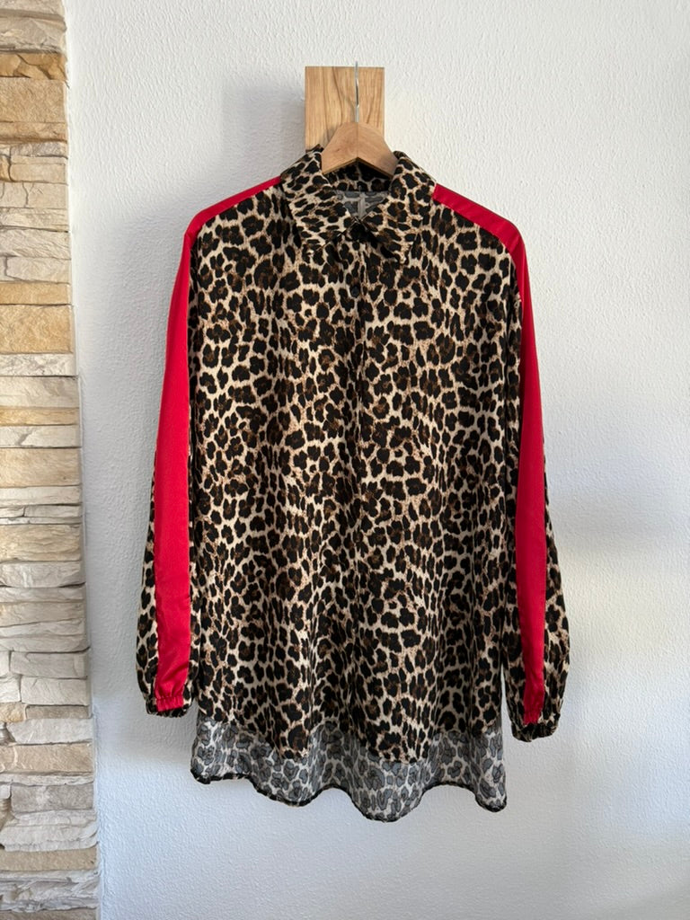CHAQUETA/BLAZER ESTAMPADO ANIMAL (FLUOR) | VIVIAN