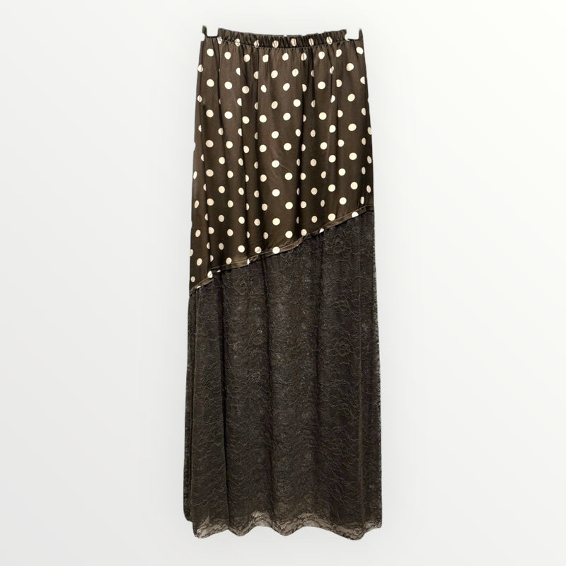 Saia Comprida Bolas e Renda
