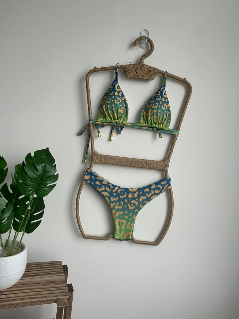 Biquíni Animal Print | Cortininha & Asa Delta | GRINE BEACHWEAR