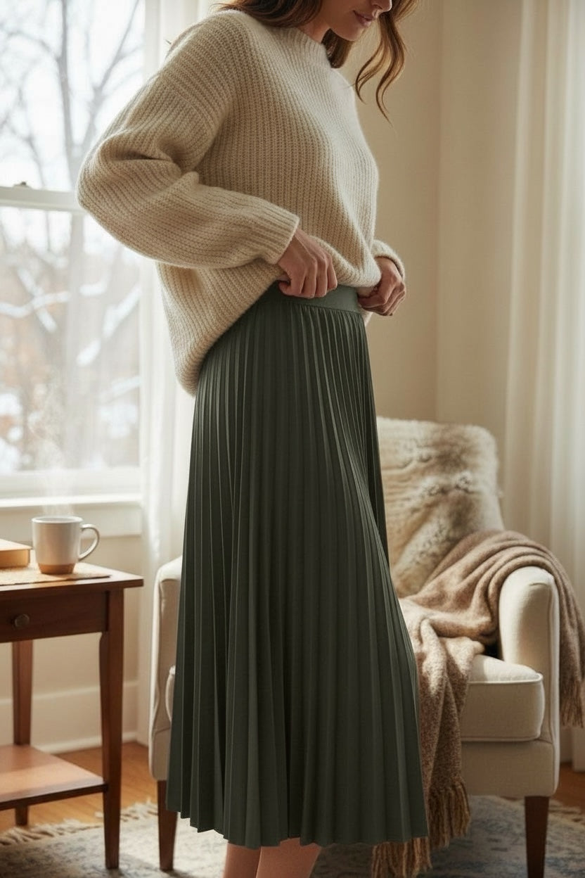 FALDA CORTA ROLLOS (NEGRO) | SORA