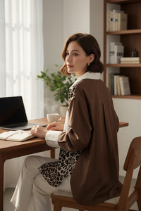 CHAQUETA/BLAZER ESTAMPADO ANIMAL (FLUOR) | VIVIAN