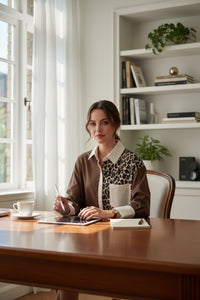 CHAQUETA/BLAZER ESTAMPADO ANIMAL (FLUOR) | VIVIAN