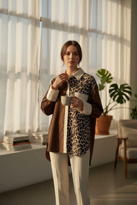 CHAQUETA/BLAZER ESTAMPADO ANIMAL (FLUOR) | VIVIAN