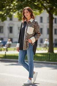 CHAQUETA/BLAZER ESTAMPADO ANIMAL (FLUOR) | VIVIAN