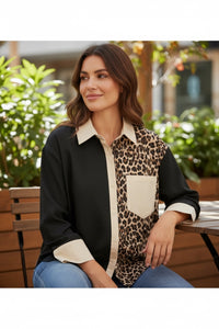 CHAQUETA/BLAZER ESTAMPADO ANIMAL (FLUOR) | VIVIAN