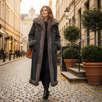 Casaco Comprido de Pêlo  | Jeans