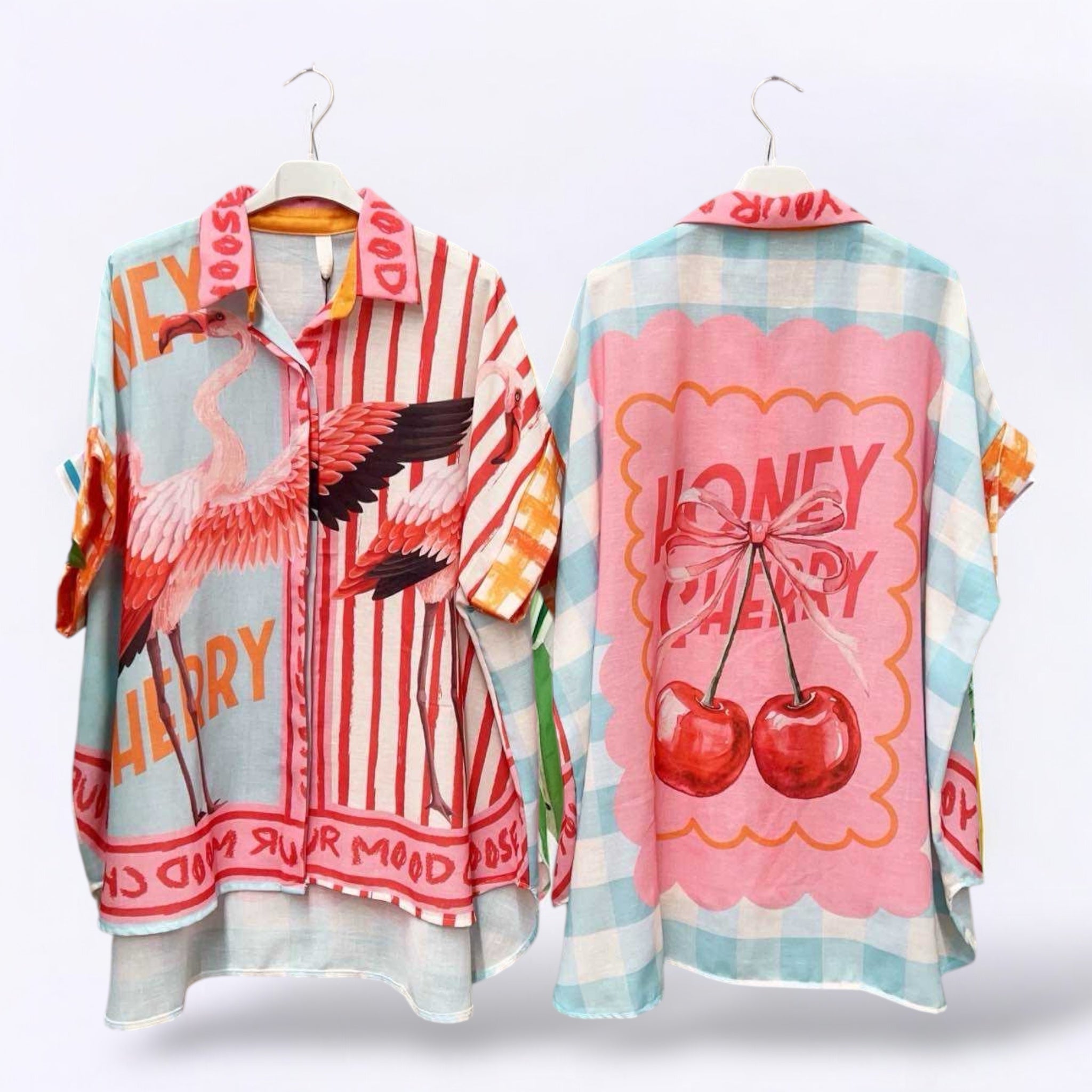 Camisa oversize | Honey Cherry