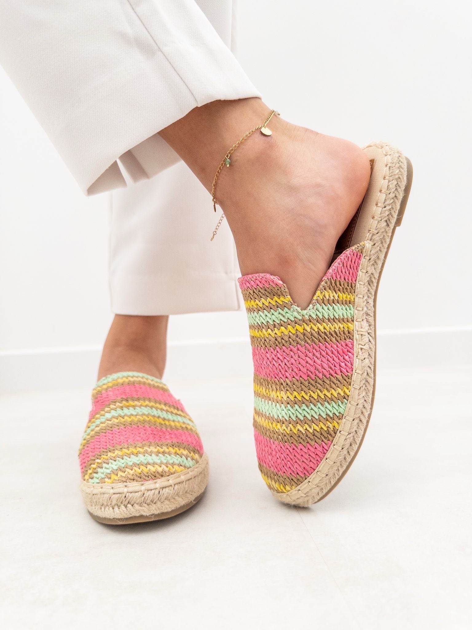 Mules Alparcatas | Rosa