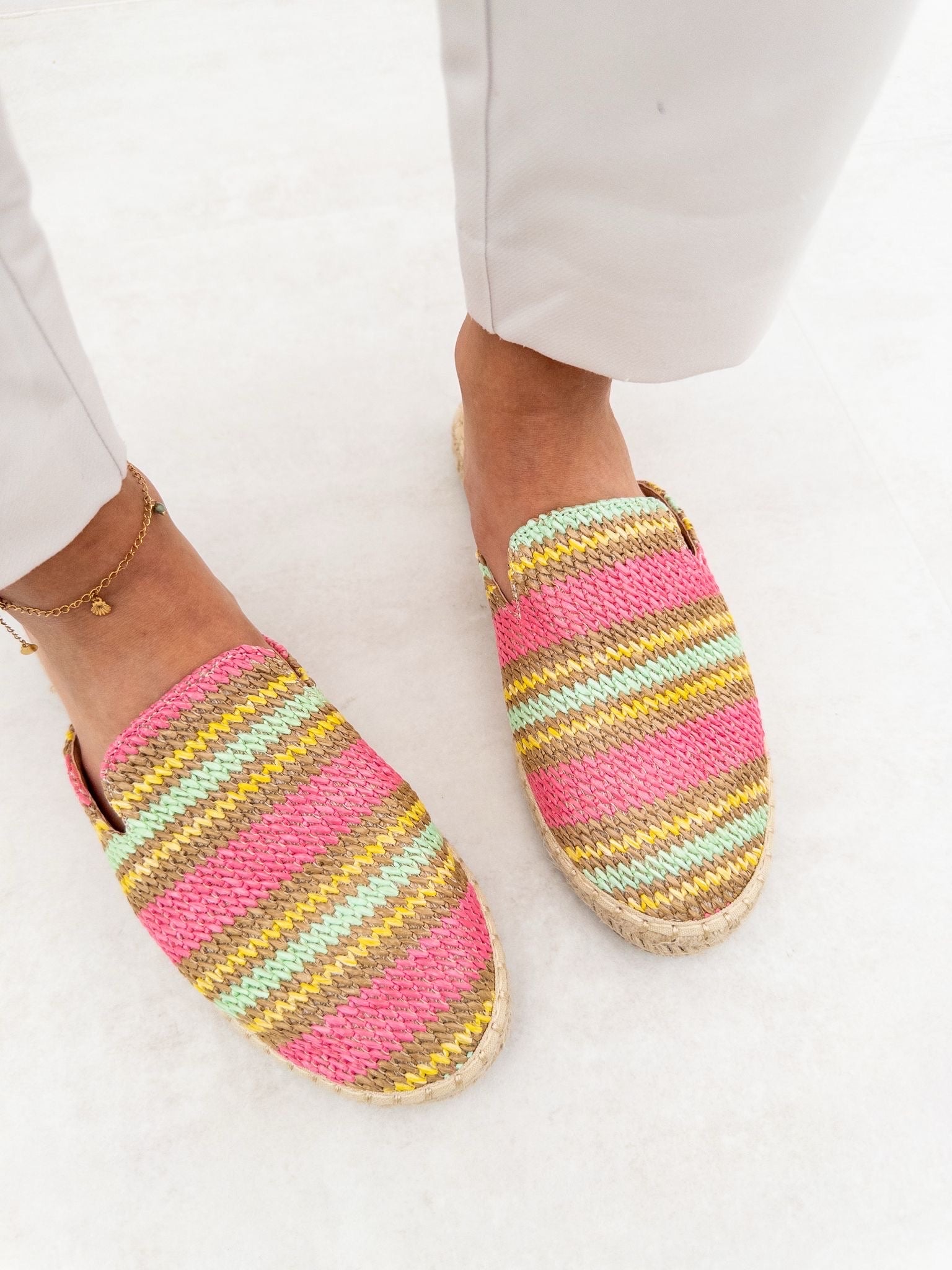 Mules Alparcatas | Rosa