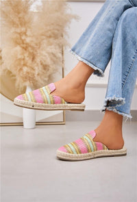 Mules Alparcatas | Rosa