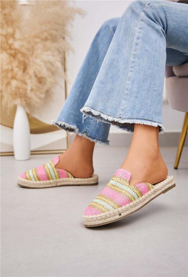 Mules Alparcatas | Rosa