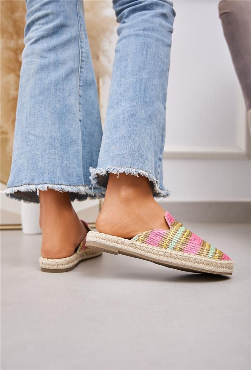 Mules Alparcatas | Rosa