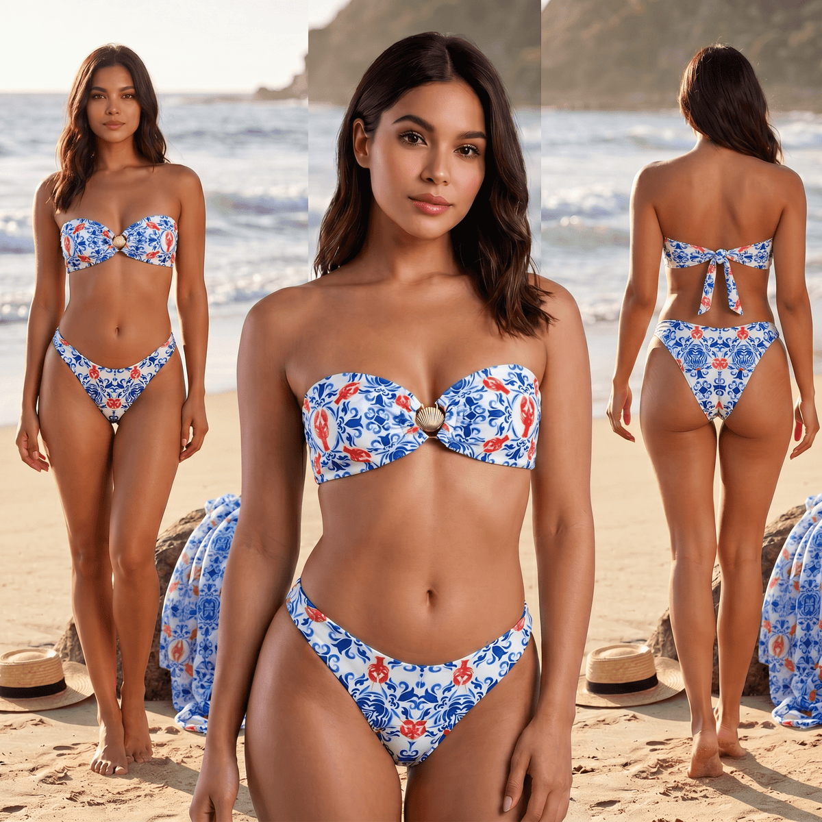 Biquíni Cai-Cai Lobster | Brasileiro | GRINE BEACHWEAR - GRINE