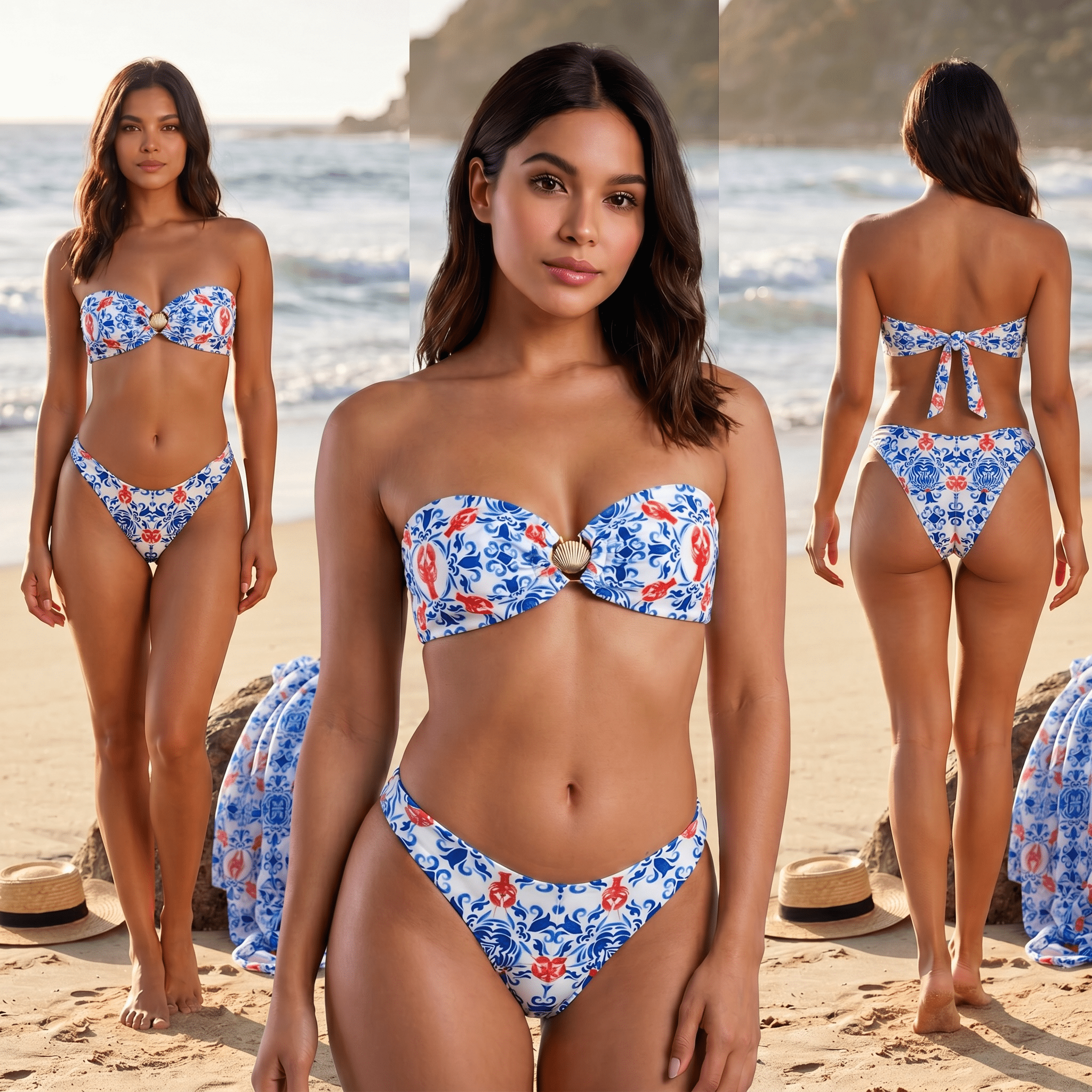 Biquíni Cai-Cai Lobster | Brasileiro | GRINE BEACHWEAR - GRINE