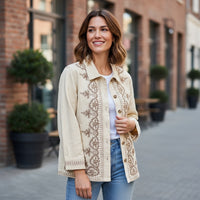 CHAQUETA/BLAZER ESTAMPADO ANIMAL (FLUOR) | VIVIAN