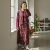 Casaco acolchoado e bordado | Lisa