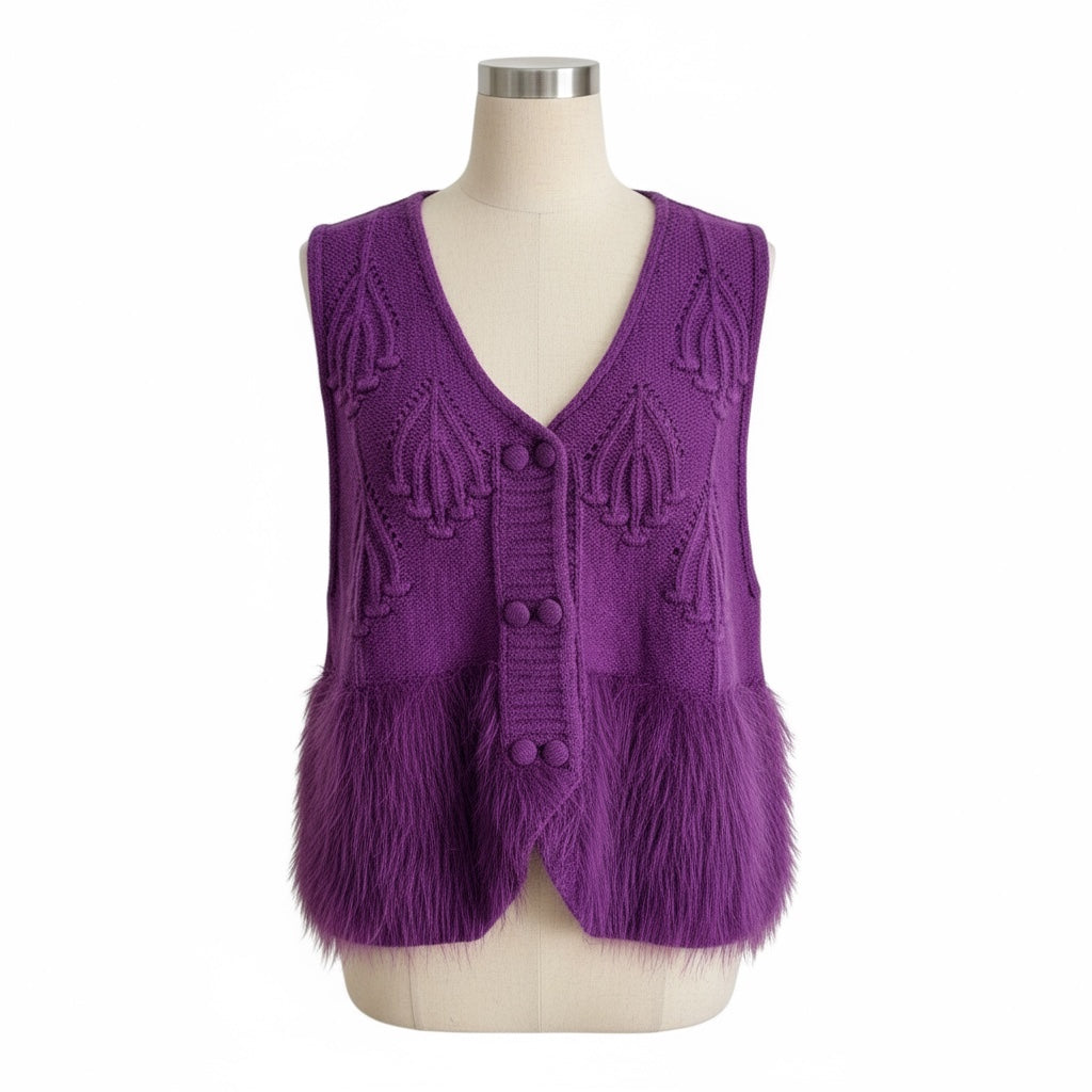 Colete Malha e Pêlo