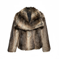 Casaco de Pêlo Castanho | Amélie