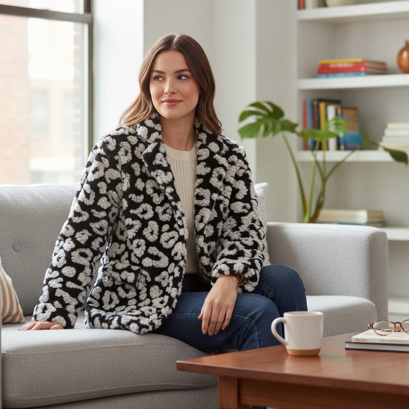 Casaco Padrão Black&White