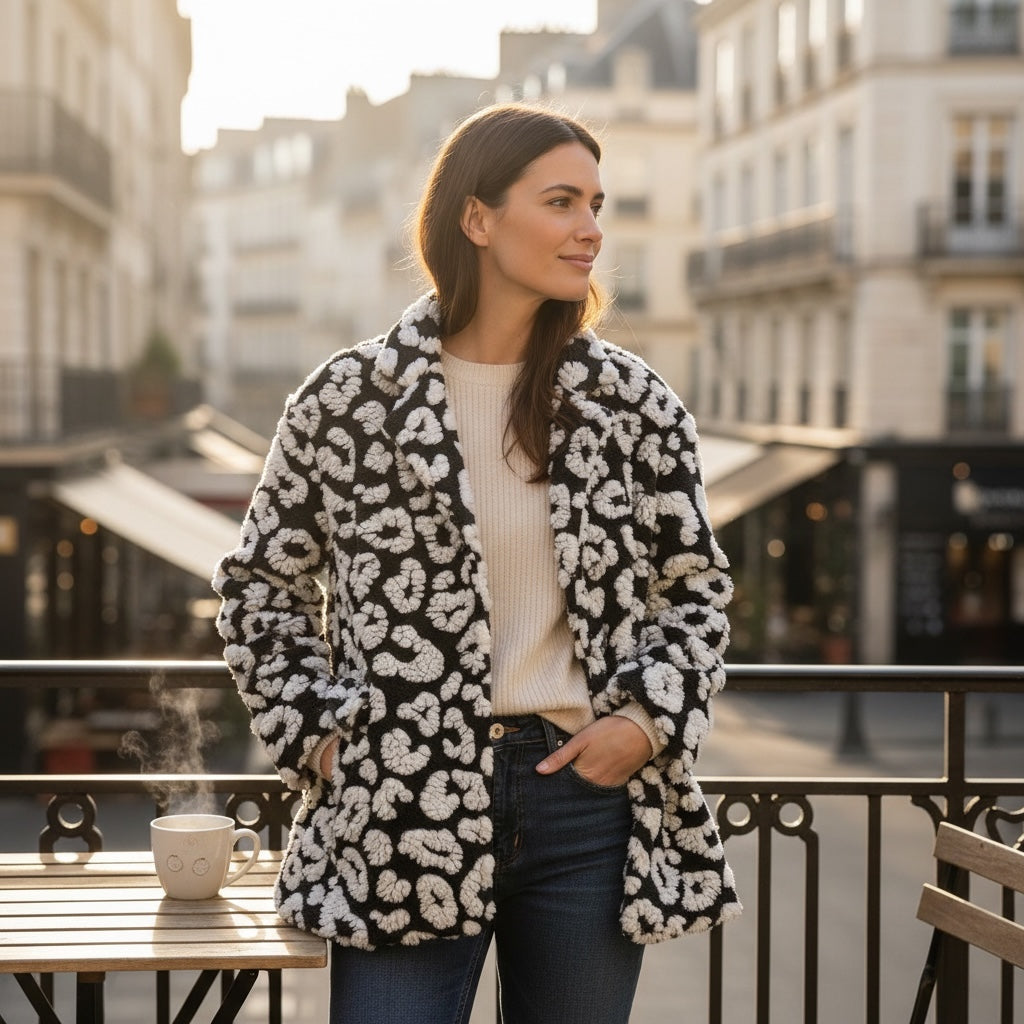 Casaco Padrão Black&White