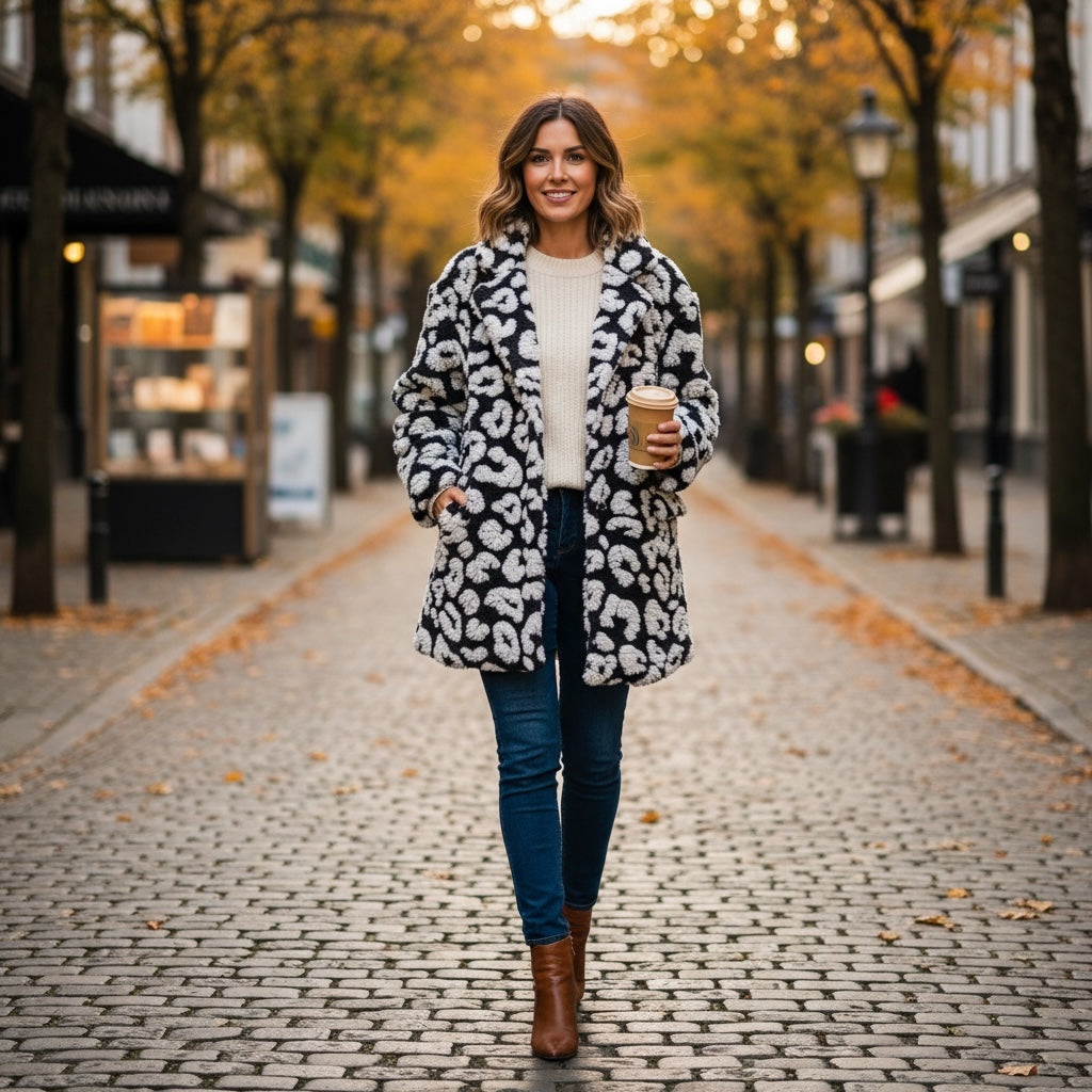 Casaco Padrão Black&White