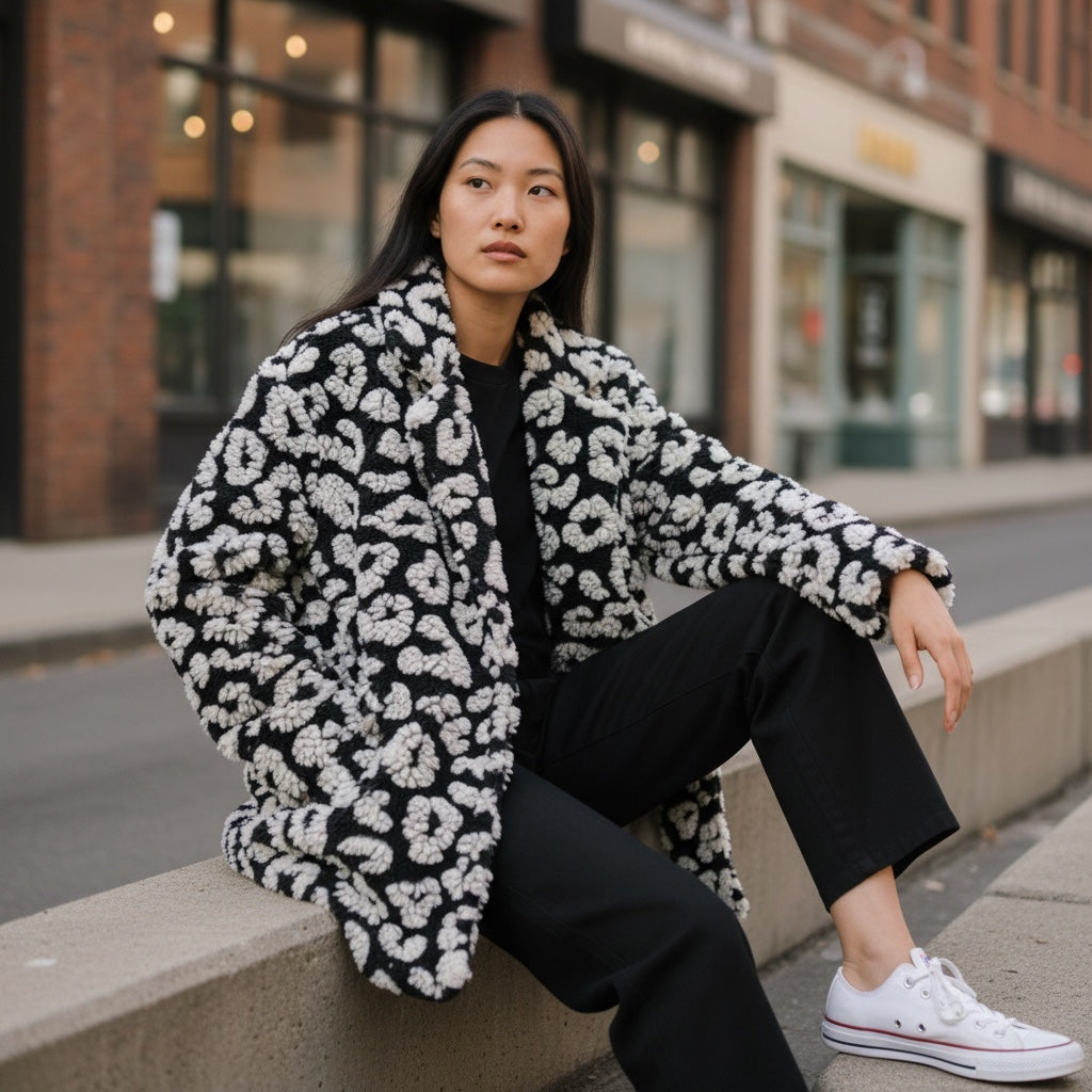 Casaco Padrão Black&White