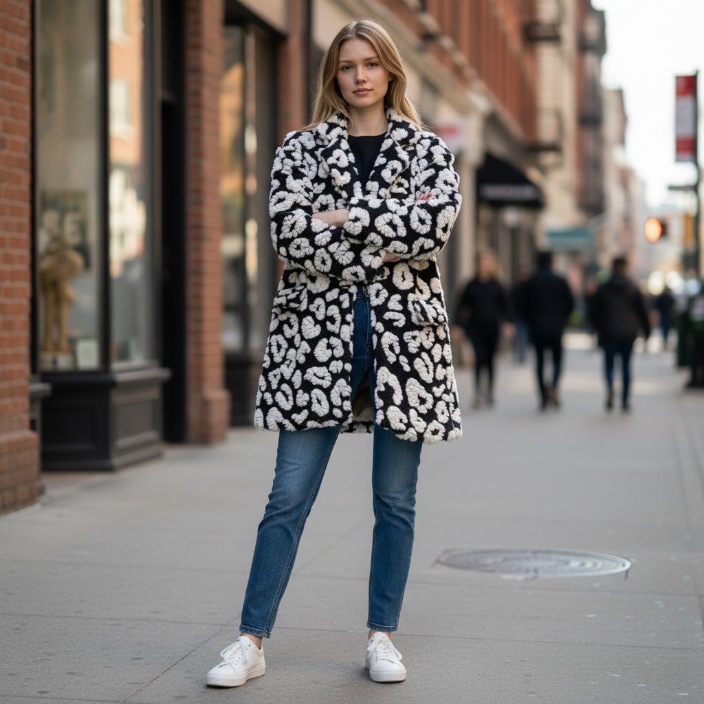 Casaco Padrão Black&White