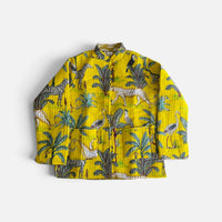 Casaco-Kimono Algodão Reversivel | Amarelo