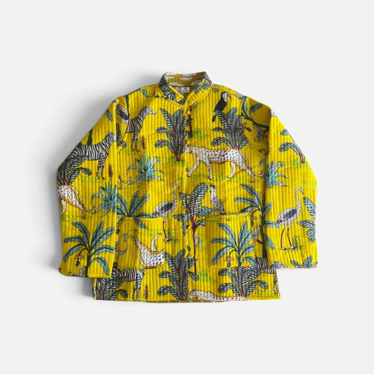 Casaco-Kimono Algodão Reversivel | Amarelo