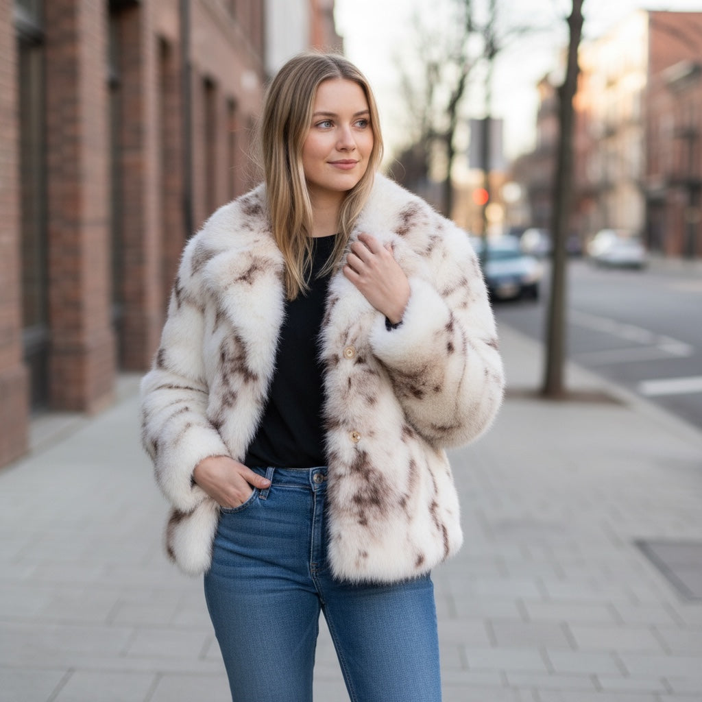 Casaco de Pêlo Branco | Liv