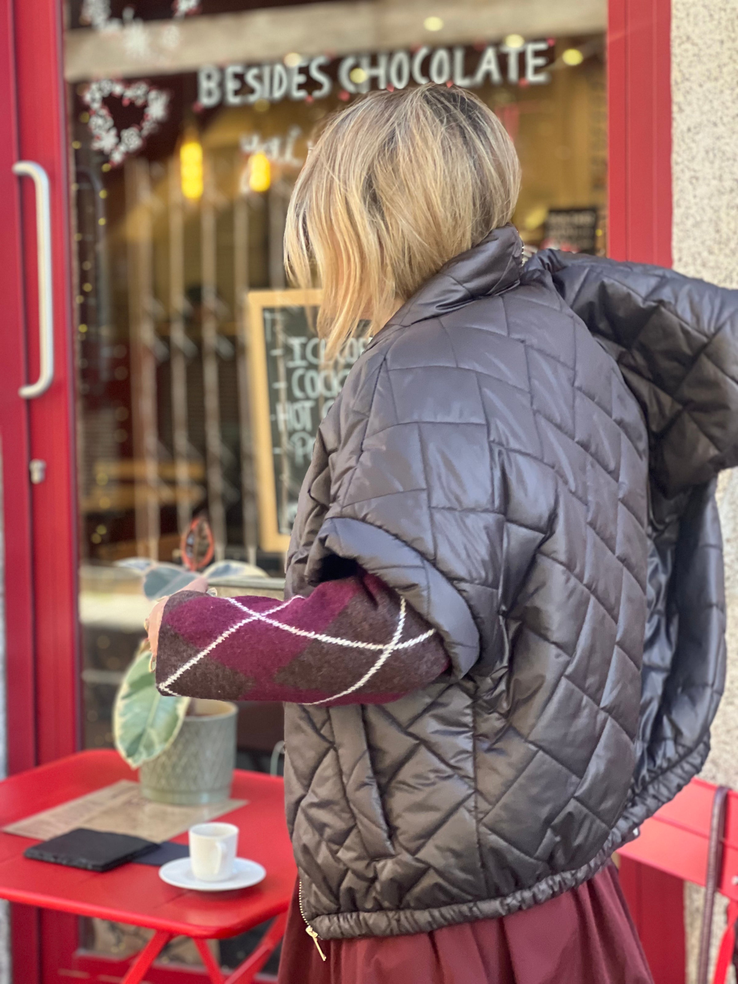 Colete Acolchoado e Oversize