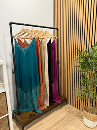 Vestido Comprido Renda | Alças Finas - GRINE