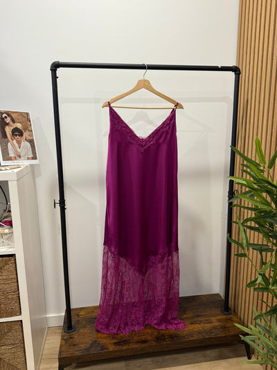 Vestido Comprido Renda | Alças Finas - GRINE