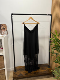 Vestido Comprido Renda | Alças Finas - GRINE