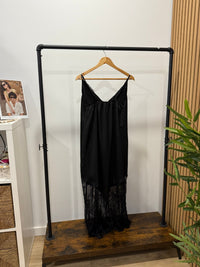 Vestido Comprido Renda | Alças Finas - GRINE